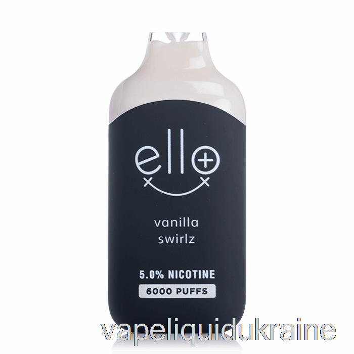 Vape Liquid Ukraine BLVK ELLO Plus 6000 Disposable Vanilla Swirlz